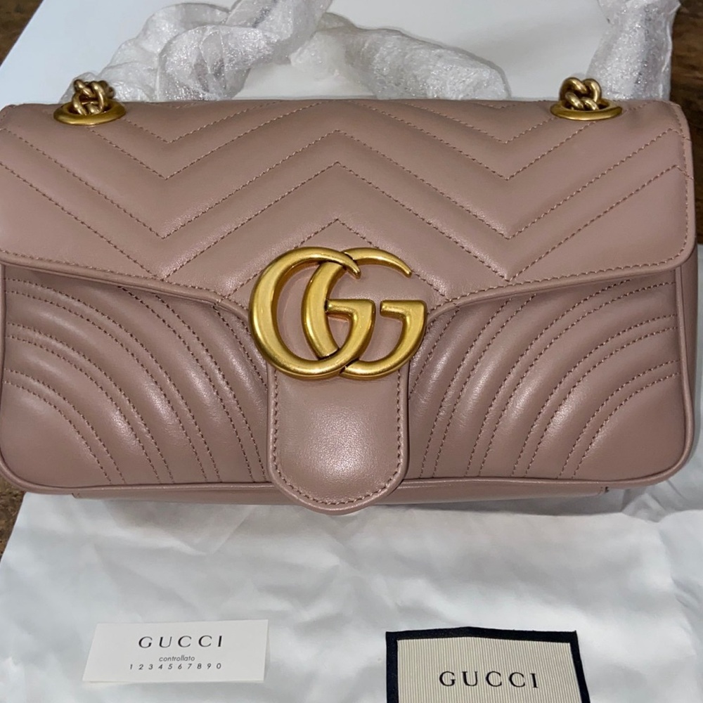 Gucci marmont blush. Small, GUC